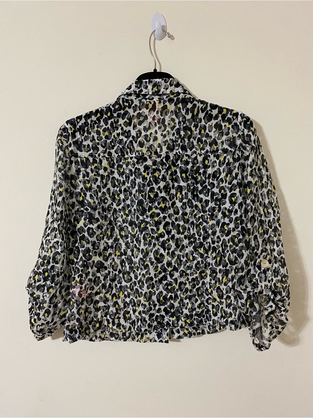 Ruby Rd. Leopard Print Button-Front Jacket Size 12 NWOT - Picture 6 of 8